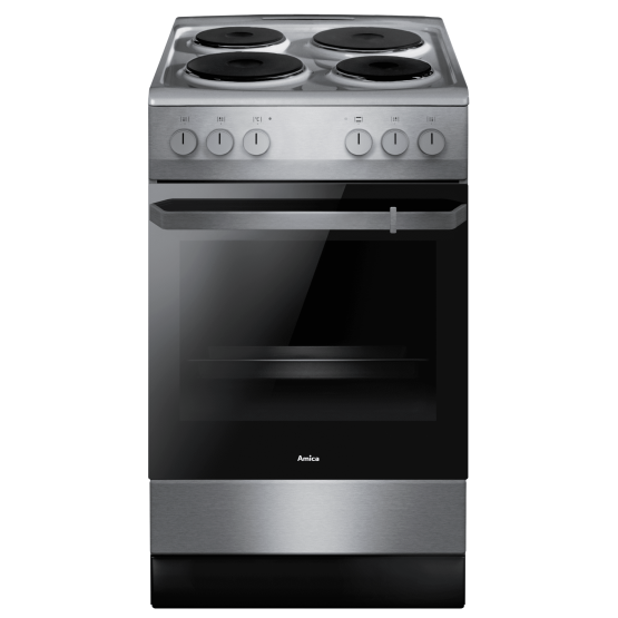 Готварска печка (ток) AMICA 508EE2.30EEPF(C) , 4 ток , INOX - AMICA