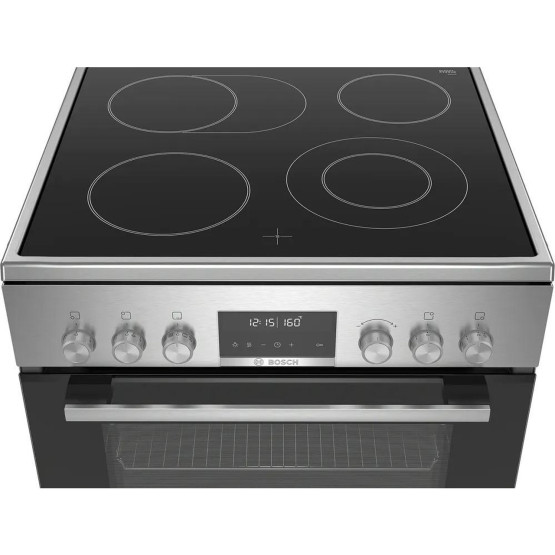 Готварска печка (ток) Bosch HKS79U250 , Керамични , INOX