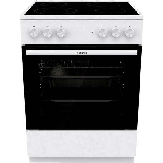 Готварска печка (ток) Gorenje GEC6A41WC , Бял , Керамични - Gorenje