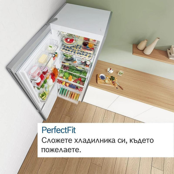 Хладилник с фризер Bosch KGN36NWEA , 305 l, E , No Frost , Бял - Bosch