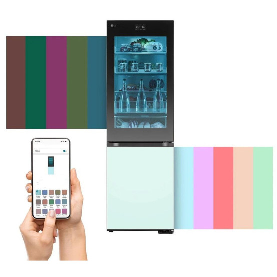 Хладилник с фризер LG GBG719MDNN , 352 l, D , No Frost