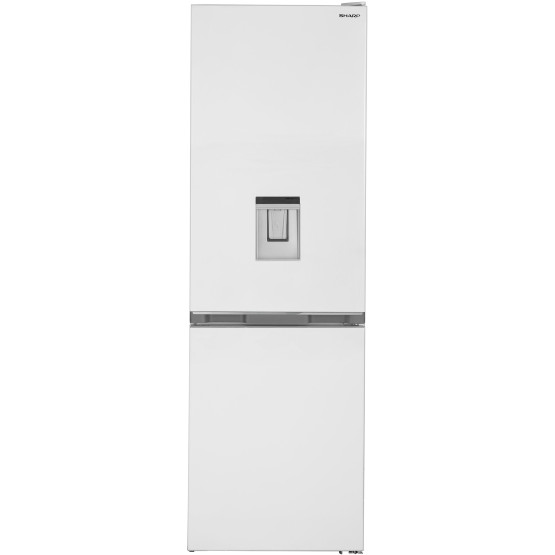 Хладилник с фризер Sharp SJ-BA10DMDWE , 331 l, E , No Frost , Бял - Sharp, Хладилници с фризер