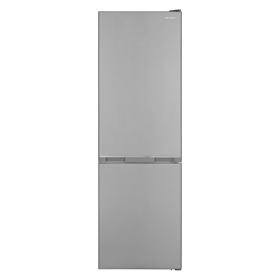 Хладилник с фризер Sharp SJ-BA10DMXIF , 331 l, F , No Frost , Инокс - Sharp, Хладилници с фризер