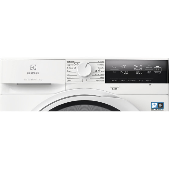 Пералня Electrolux EW6F3494E , 1400 об./мин., 9.00 kg, A , Бял