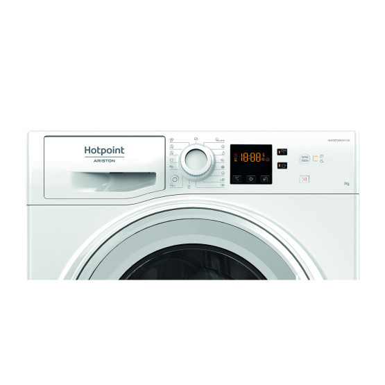 Пералня Hotpoint-Ariston NWS 7469 W EU , 1200 об./мин., 7.00 kg, A , Бял