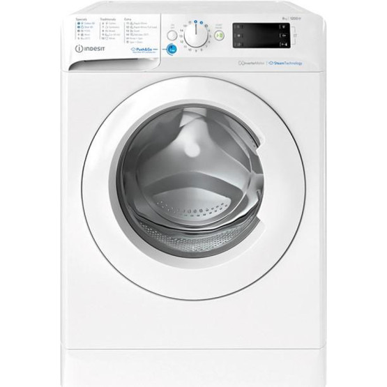 Пералня Indesit BWE 81295X WV EE , 1200 об./мин., 8.00 kg, B , Бял