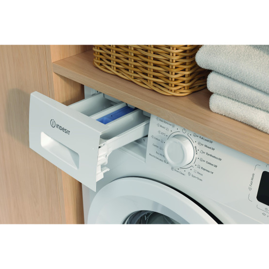 Пералня Indesit IM 642 MY TIME EE , 1200 об./мин., 6.00 kg, B , Бял