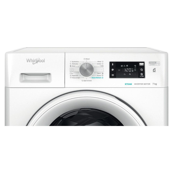 Пералня Whirlpool FFB 7469 WV EE , 1400 об./мин., 7.00 kg, A , Бял