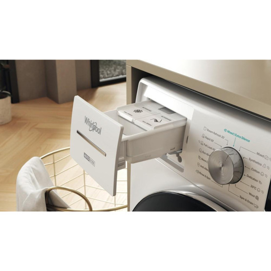 Пералня Whirlpool W8 99AD SILENCE EE , 1400 об./мин., 9.00 kg, A , Бял