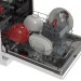 Съдомиялна машина Sharp QW-NA26F45DW , 15 комплекта, 600 Ш, мм, D - Sharp
