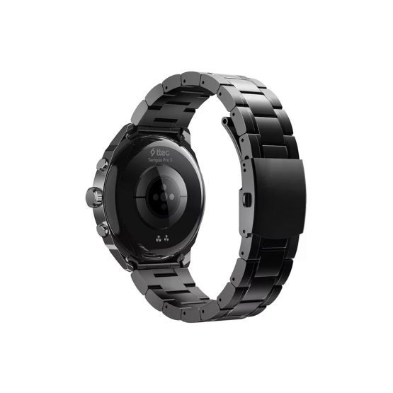 Smart часовник ttec Tempus Pro S 45mm Round Aluminium Case Smart Watch - Графит