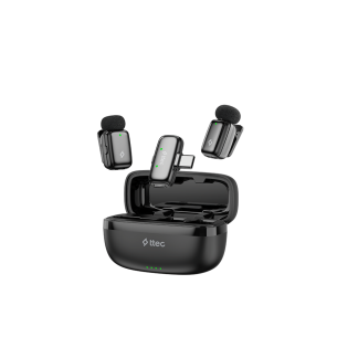 Безжичен микрофон за мобилен телефон ttec GoMic Mini Plug/Play Universal Wireless Lavalier Microphone Kit
