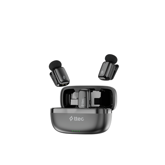 Безжичен микрофон за мобилен телефон ttec GoMic Mini Plug/Play Universal Wireless Lavalier Microphone Kit