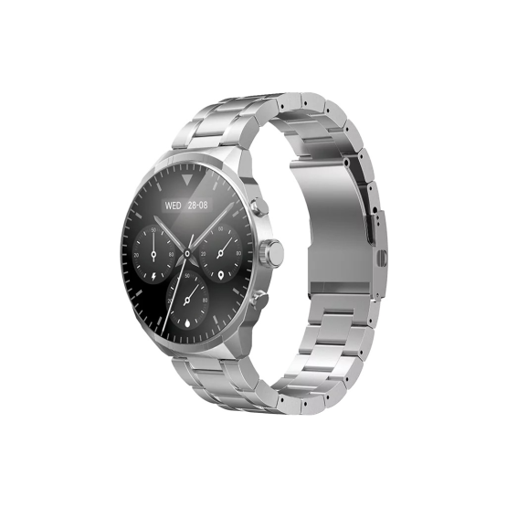Smart часовник ttec Tempus Pro S 45mm Round Aluminium Case Smart Watch - Сребрист