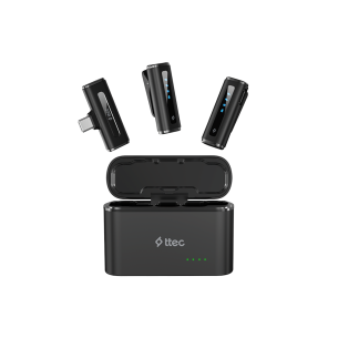 Безжичен микрофон за мобилен телефон ttec GoMic Plug/Play Universal Wireless Lavalier Microphone Kit