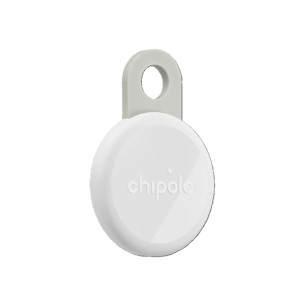 Тракер за ключове CHIPOLO, LOOP, iPhone, Android, Rechargeable,Бял