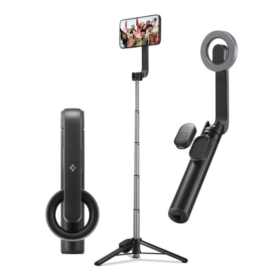 Селфи стик Spigen MagSafe Tripod Selfie Stick - Черен