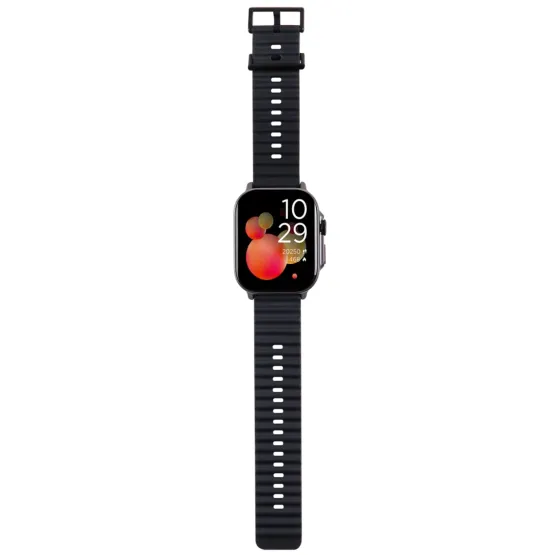 Smart часовник ttec Tempus 51mm TFT Screen Rectangular Metal Casing Smart Watch - Черен