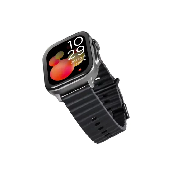 Smart часовник ttec Tempus 51mm TFT Screen Rectangular Metal Casing Smart Watch - Черен