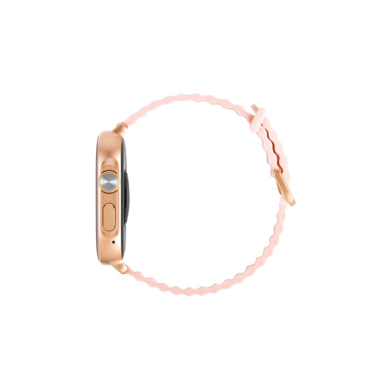 Smart часовник ttec Tempus 51mm TFT ScreenRectangular Metal Casing Smart Watch- Черен/Rose Gold