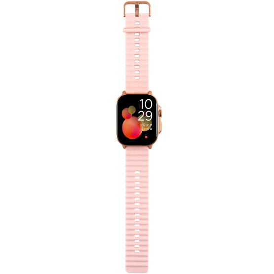 Smart часовник ttec Tempus 51mm TFT ScreenRectangular Metal Casing Smart Watch- Черен/Rose Gold