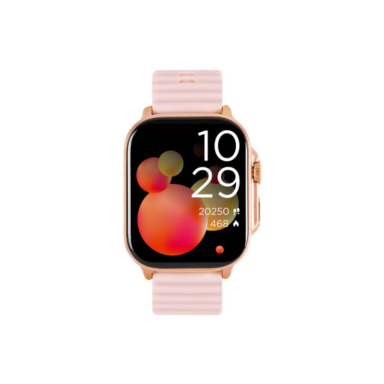 Smart часовник ttec Tempus 51mm TFT ScreenRectangular Metal Casing Smart Watch- Черен/Rose Gold