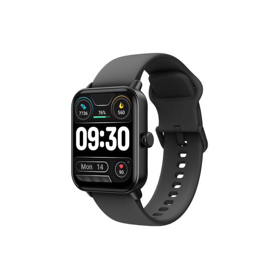 Smart часовник ttec Tempus 44 mm Rectangular Case Smartwatch - Черен