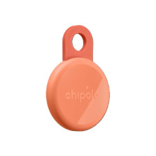 Тракер за ключове CHIPOLO, LOOP, iPhone, Android, Rechargeable,Coral