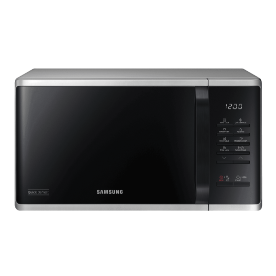 Микровълнова фурна Samsung MS23K3513AS/OL , 23 литра , 800 - Samsung