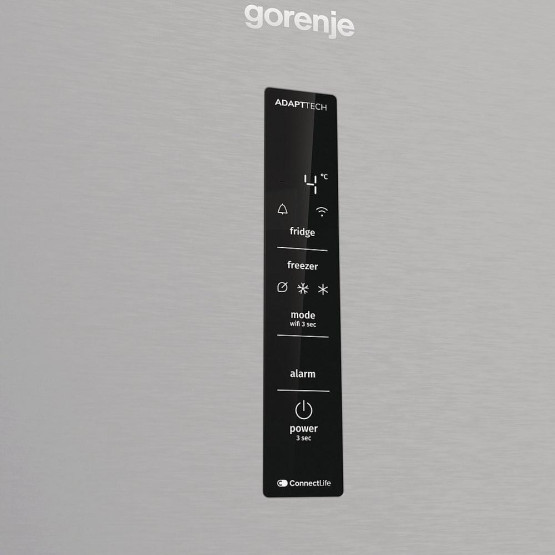 Хладилник с фризер Gorenje NRB620E61X4WFE , 413 l, E , No Frost , Инокс