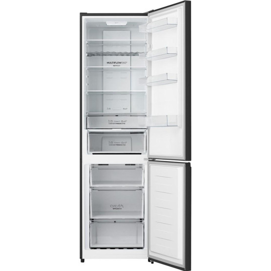 Хладилник с фризер Gorenje NRK620AABXL4 , 336 l, A , No Frost , Черен инокс