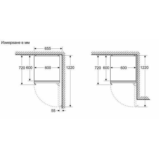 Хладилник с фризер Bosch KGN39AIAT , 363 l, A , No Frost , Инокс - Bosch