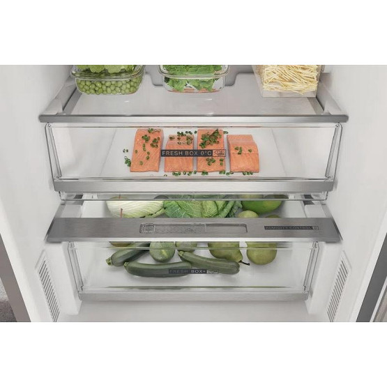 Хладилник с фризер Whirlpool W7X 82O OX H , 335 l, E , No Frost , Инокс - Whirlpool