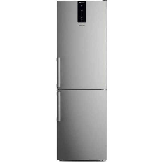 Хладилник с фризер Whirlpool W7X 82O OX H , 335 l, E , No Frost , Инокс - Whirlpool