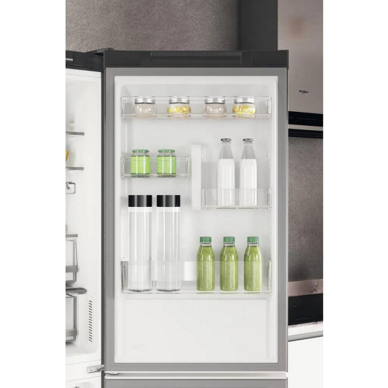 Хладилник с фризер Whirlpool W7X 82O OX H , 335 l, E , No Frost , Инокс - Whirlpool