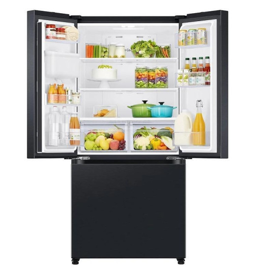 Хладилник Side-by-Side Samsung RF50C530EB1/EO , 495 l, E , No Frost , Черен инокс