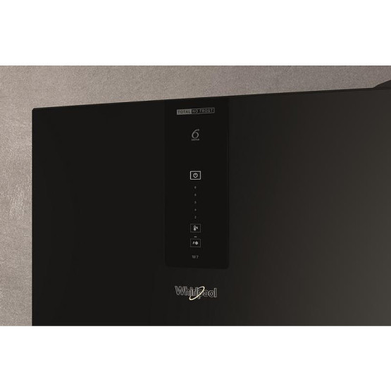 Хладилник с фризер Whirlpool W7X 82O K , 335 l, E , No Frost , Черен - Whirlpool