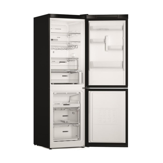 Хладилник с фризер Whirlpool W7X 82O K , 335 l, E , No Frost , Черен - Whirlpool