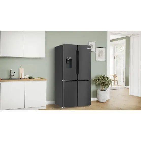 Хладилник Side-by-Side Bosch KFI96AXEA , 574 l, E , No Frost , Не , Черен инокс