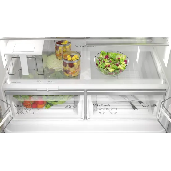 Хладилник Side-by-Side Bosch KFI96AXEA , 574 l, E , No Frost , Не , Черен инокс