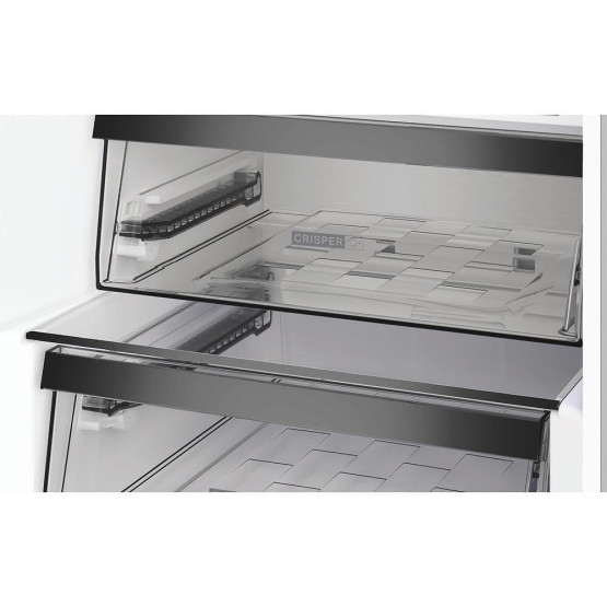 Хладилник с фризер Whirlpool WHK 26362 XBR4E , 316 l, E , No Frost , Черен инокс