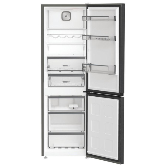 Хладилник с фризер Whirlpool WHK 26362 XBR4E , 316 l, E , No Frost , Черен инокс