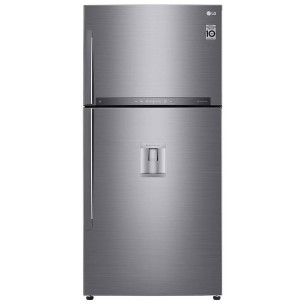 Хладилник с горна камера LG GTF916PZPED , 592 l, E , No Frost , Инокс