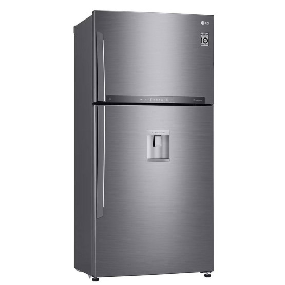 Хладилник с горна камера LG GTF916PZPED , 592 l, E , No Frost , Инокс