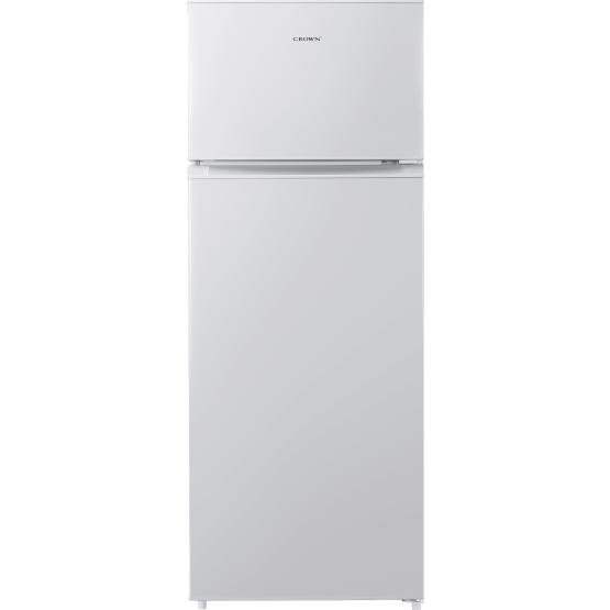 Хладилник с горна камера Crown DF249WH , 210 l, E , Статична , Бял