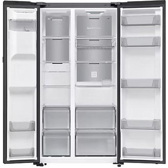 Хладилник Side-by-Side Samsung RS80F64JEBEO , 634 l, E , No Frost , Черен