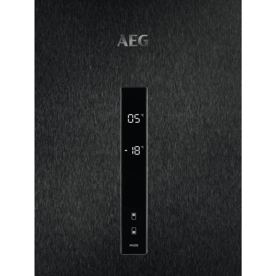 Хладилник с фризер AEG RCB736E5MB , 367 l, E , No Frost , Сив - AEG