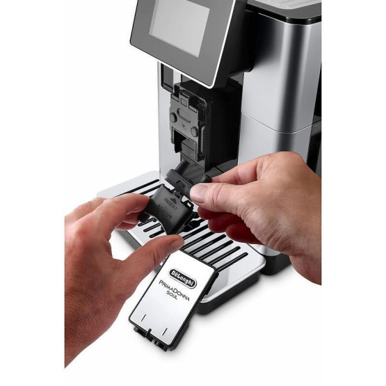 Кафеавтомат DeLonghi ECAM610.55.SB Prima Donna Soul , 1450 W, 19 Bar - DeLonghi