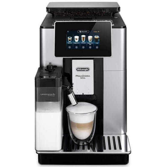 Кафеавтомат DeLonghi ECAM610.55.SB Prima Donna Soul , 1450 W, 19 Bar - DeLonghi