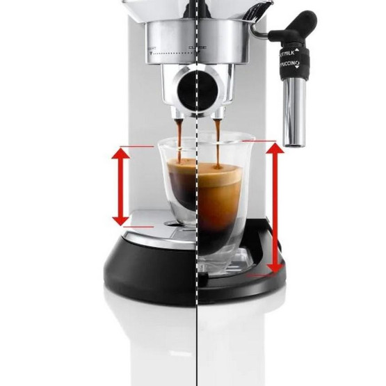 Кафемашина DeLonghi EC685.W DEDICA , 1300 W, 15 Bar - DeLonghi